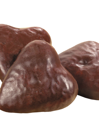 Gingerbread Cookies In Chocolate Glaze